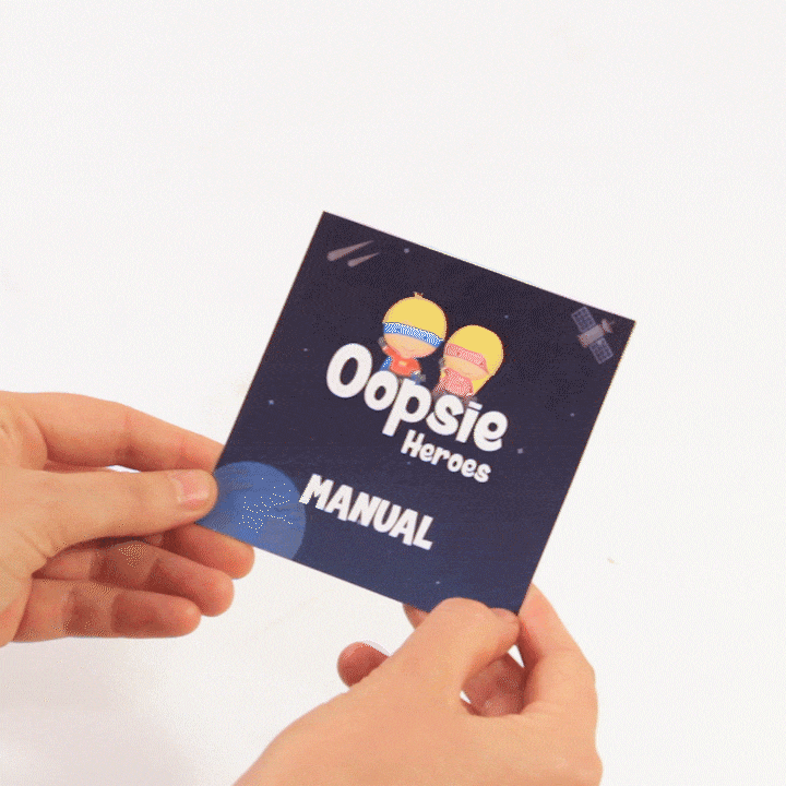 Oopsie Heroes Manual.