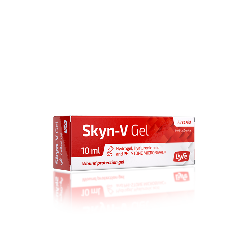 Skyn-V Gel tube – medical device for herpes virus protection and wound healing